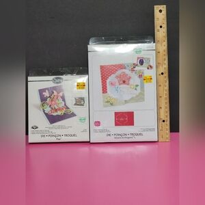 Sizzix Bigz Set Of 2 Dies Scalloped Circle Card & Majestic Flip-it Card (0541)